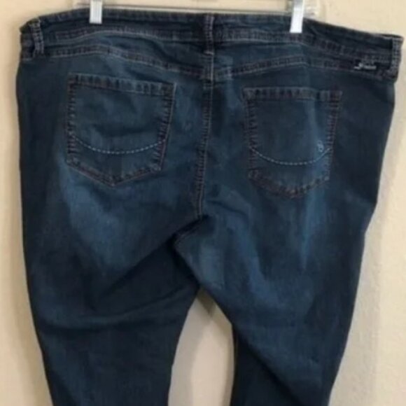 Torrid Source Of Wisdom Jeans Blue Boot Cut Plus Size Boho Streetwear Sz 2 - Picture 4 of 6